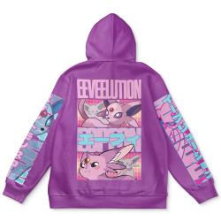 Anime Espeon Pokemon Streetwear Hoodie Perfect And Unique Gifts For Otaku Anime Fans On Christmas