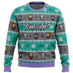 Evangelion Units Neon Genesis Evangelion Ugly Christmas Sweater Perfect And Unique Gifts For Adults Kids On Christmas