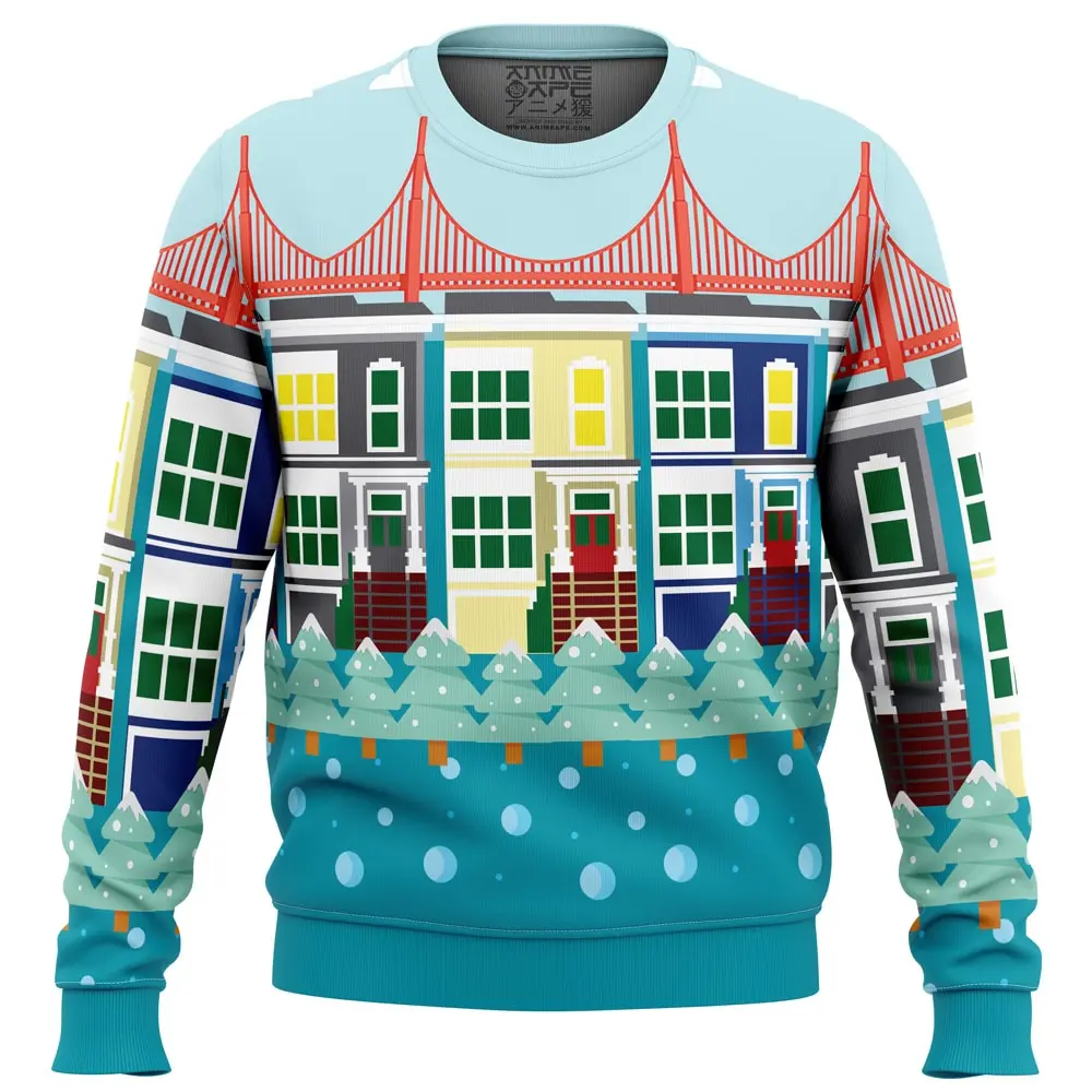 Everywhere Full House Ugly Christmas Sweater Perfect And Unique Gifts For Adults Kids On Christmas