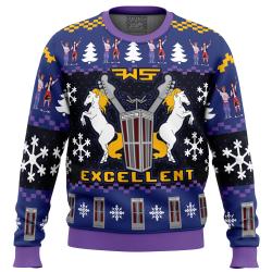 Excellent Bill and Ted Ugly Christmas Sweater Perfect And Unique Gifts For Adults Kids On Christmas
