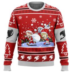 Fairy Tail Chibi XMAS Ugly Christmas Sweater Perfect And Unique Gifts For Adults Kids On Christmas