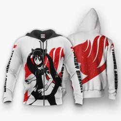 Anime Wendy Marvell Hoodie Silhouette Anime Shirts Perfect And Unique Gifts For Otaku Anime Fans On Christmas