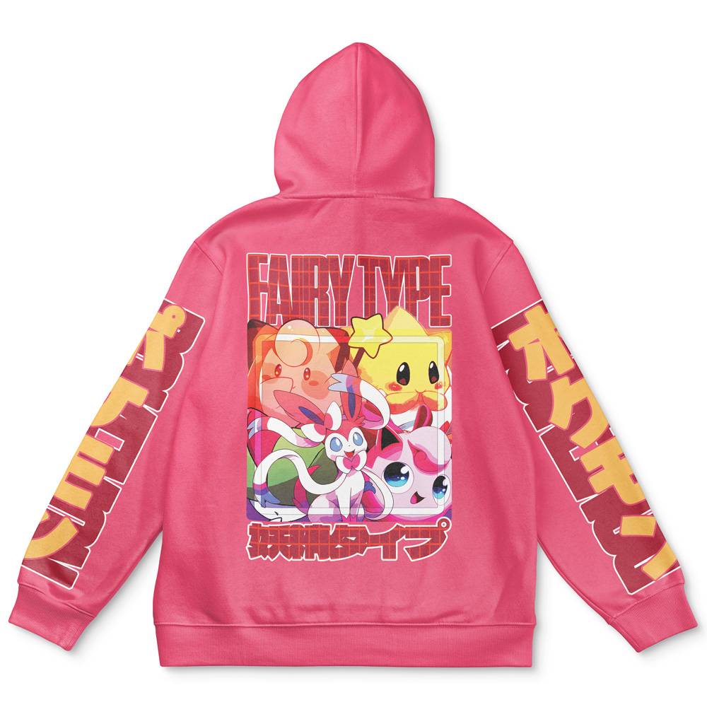 Anime Fairy Type Pokemon Streetwear Hoodie Perfect And Unique Gifts For Otaku Anime Fans On Christmas