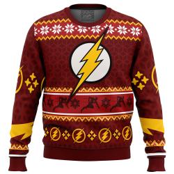 Fast Christmas The Flash DC Comics Ugly Christmas Sweater Perfect And Unique Gifts For Adults Kids On Christmas