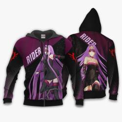 Anime Fate Stay Night Rider Hoodie Shirt Anime Zip Jacket Perfect And Unique Gifts For Otaku Anime Fans On Christmas