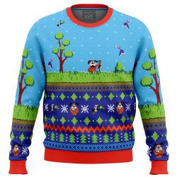 Festive Duck Hunt Ugly Christmas Sweater Perfect And Unique Gifts For Adults Kids On Christmas