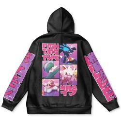 Anime Fighting Type Pokemon Streetwear Hoodie Perfect And Unique Gifts For Otaku Anime Fans On Christmas