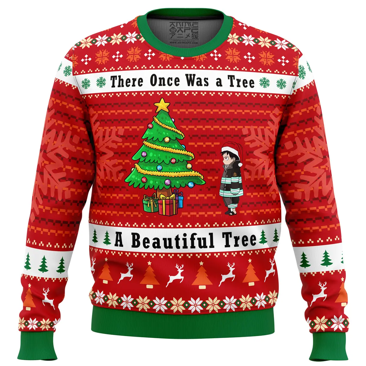 Fire Force A Beautiful Tree Ugly Christmas Sweater Perfect And Unique Gifts For Adults Kids On Christmas