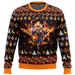 Fire Rengoku Demon Slayer Christmas Sweater Perfect And Unique Gifts For Adults Kids On Christmas