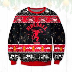 Firebal Whiskey A3 Ugly Christmas Sweater Perfect And Unique Gifts For Adults Kids On Christmas
