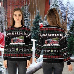 Fireman Firefighter Christmas Ugly Sweater Perfect And Unique Gifts For Adults Kids On Christmas
