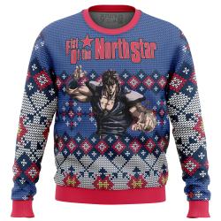 Fist of the North Star Alt Ugly Christmas Sweater Perfect And Unique Gifts For Adults Kids On Christmas