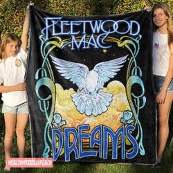 Movie Fleetwood Mac Rock Bands Stevie Nicks Quilt Fleece Sherpa Blanket Perfect Gifts For Family On Christmas
