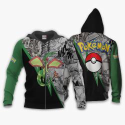 Anime Flygon Hoodie Custom Anime Mix Manga Perfect And Unique Gifts For Otaku Anime Fans On Christmas