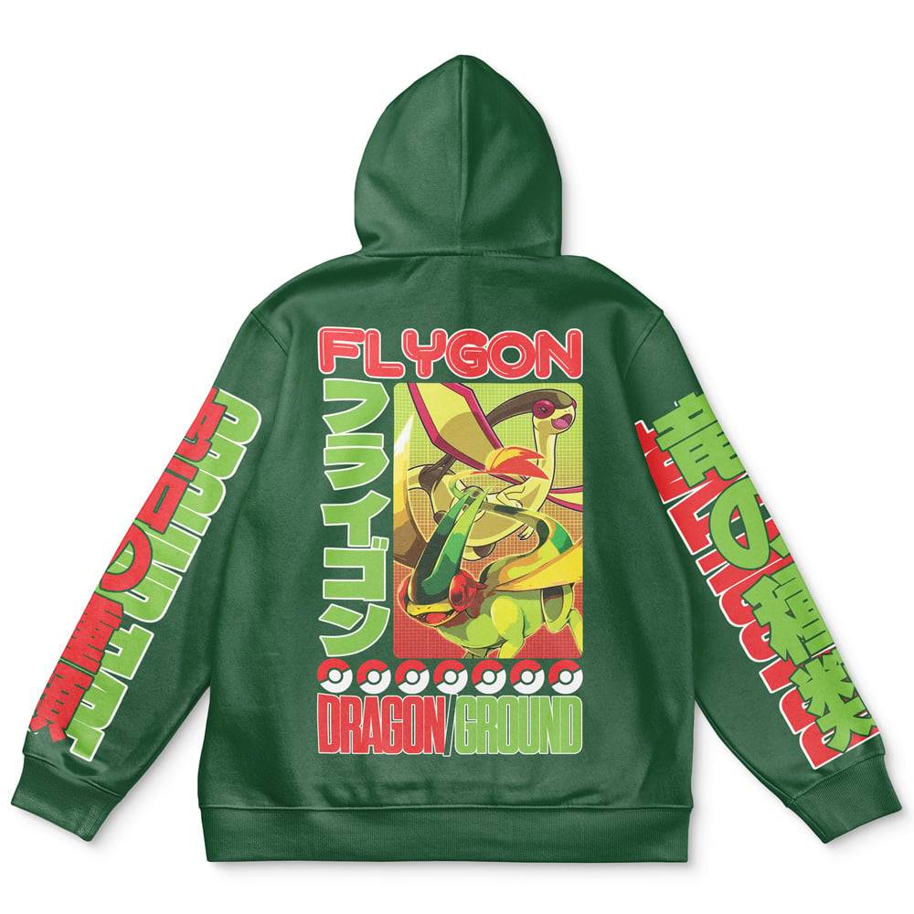 Anime Flygon Pokemon Streetwear Hoodie Perfect And Unique Gifts For Otaku Anime Fans On Christmas