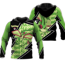 Anime Flygon Zip Hoodie Costume Shirt Fan Gift Idea Perfect And Unique Gifts For Otaku Anime Fans On Christmas