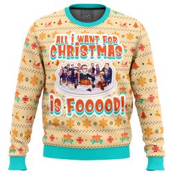 Food Wars Culinary Academy Ugly Christmas Sweater Perfect And Unique Gifts For Adults Kids On Christmas