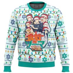 Food Wars Fight to Conquer Ugly Christmas Sweater Perfect And Unique Gifts For Adults Kids On Christmas