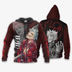 Anime Fox's Sin of Greed Ban Hoodie Anime Seven Deadly Sins Perfect And Unique Gifts For Otaku Anime Fans On Christmas