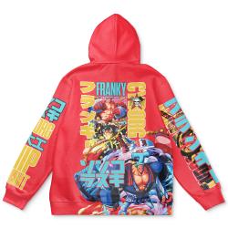 Anime Franky V2 One Piece Streetwear Hoodie Perfect And Unique Gifts For Otaku Anime Fans On Christmas