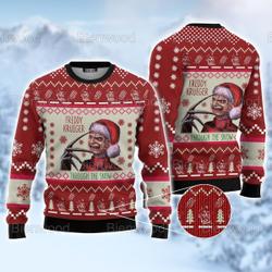 Freddy Krueger Xmas Christmas Ugly Sweater Perfect And Unique Gifts For Adults Kids On Christmas