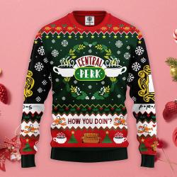 Friends Central Perk How You Doing Christmas Sweater Matching Family For Fans Perfect And Unique Gifts For Adults Kid On Christmas