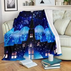 Anime Frozen Premium Fleece Sherpa Blanket Perfect And Unique Gifts For Family On Christmas Holiday