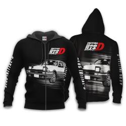 Anime Fujiwara Tofu AE86 Hoodie Initial D Custom Anime Perfect And Unique Gifts For Otaku Anime Fans On Christmas