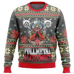 Fullmetal Alchemist Alt Ugly Christmas Sweater Perfect And Unique Gifts For Adults Kids On Christmas