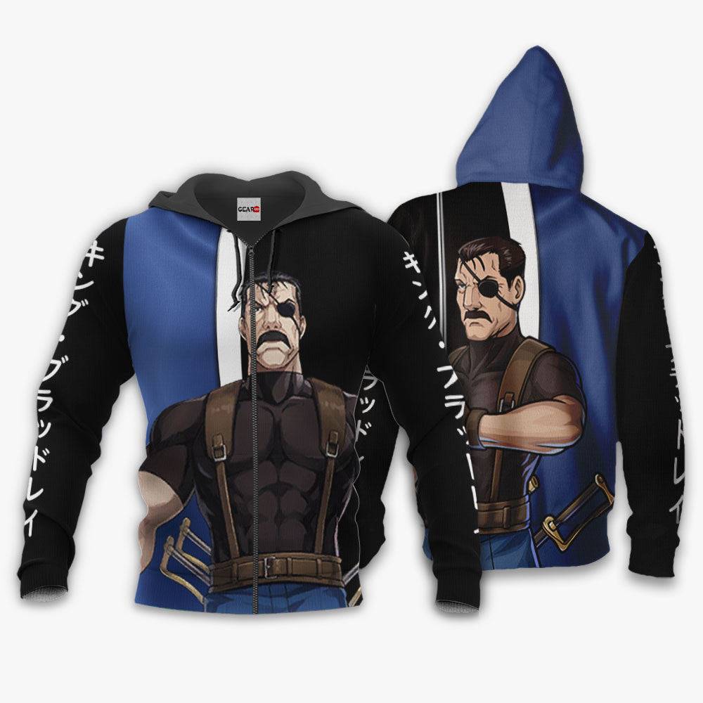 Anime Bradley King Hoodie Custom Fullmetal Alchemist Anime Perfect And Unique Gifts For Otaku Anime Fans On Christmas