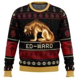Fullmetal Alchemist Chimera Nina Tucker Ed-ward Ugly Christmas Sweater Perfect And Unique Gifts For Adults Kids On Christmas