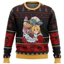 Fullmetal Alchemist Holidays Ugly Christmas Sweater Perfect And Unique Gifts For Adults Kids On Christmas
