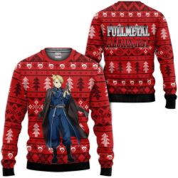 Fullmetal Alchemist Riza Hawkeye Custom Anime Ugly Christmas Sweater Perfect And Unique Gifts For Adults Kids On Christmas