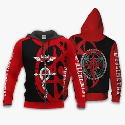 Anime Fullmetal Alchemist Symbols Hoodie Custom Anime Perfect And Unique Gifts For Otaku Anime Fans On Christmas