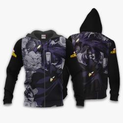 Anime Fumikage Tokoyami Hoodie Custom Anime Manga Style Perfect And Unique Gifts For Otaku Anime Fans On Christmas