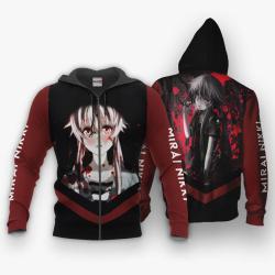 Anime Future Diary Mirai Nikki Hoodie Yuno Gasai Perfect And Unique Gifts For Otaku Anime Fans On Christmas