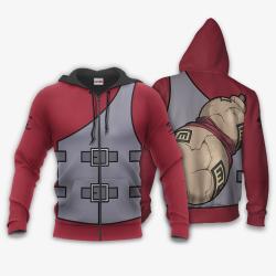 Anime Gaara Uniform Costume Costume Hoodie Shirt Anime Jacket Perfect And Unique Gifts For Otaku Anime Fans On Christmas