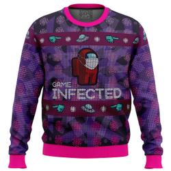 Game Infected Among Us Ugly Christmas Sweater Perfect And Unique Gifts For Adults Kids On Christmas
