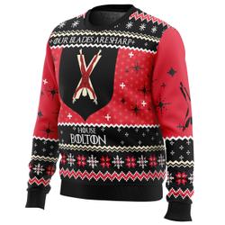 Game of Thrones House Bolton Ugly Christmas Sweater Perfect And Unique Gifts For Adults Kids On Christmas