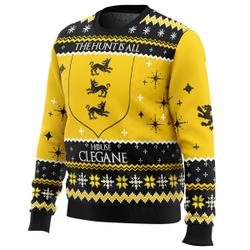 Game of Thrones House Clegane Ugly Christmas Sweater Perfect And Unique Gifts For Adults Kids On Christmas
