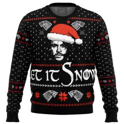Game of Thrones Let it Snow Ugly Christmas Sweater Perfect And Unique Gifts For Adults Kids On Christmas