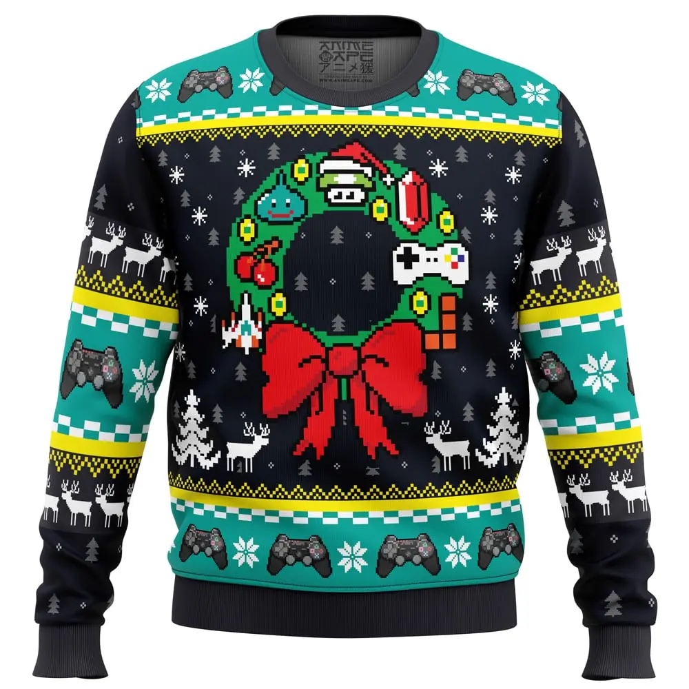 Game On Gamer Ugly Christmas Sweater Perfect And Unique Gifts For Adults Kids On Christmas