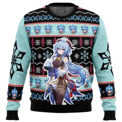 Ganyu Genshin Impact Ugly Christmas Sweater Perfect And Unique Gifts For Adults Kids On Christmas