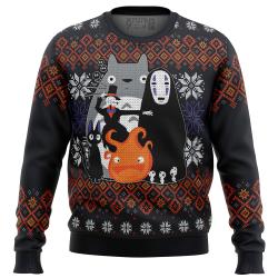 Ghibli Miyazaki Ugly Christmas Sweater Perfect And Unique Gifts For Adults Kids On Christmas