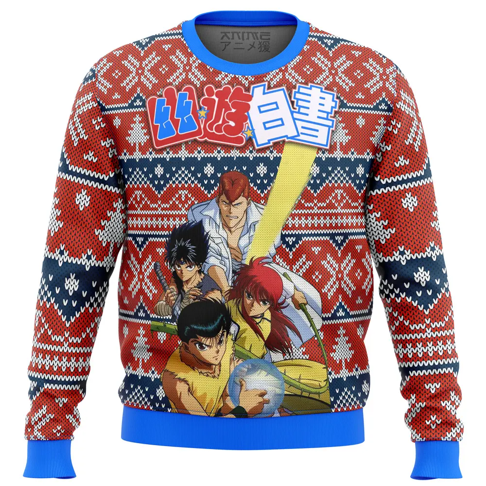 Ghost Fighter YuYu Hakusho Alt Ugly Christmas Sweater Perfect And Unique Gifts For Adults Kids On Christmas