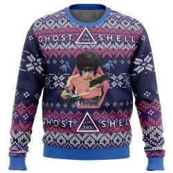 Ghost in the Shell Alt Ugly Christmas Sweater Perfect And Unique Gifts For Adults Kids On Christmas