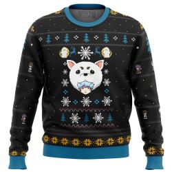 Gintama Woof Ugly Christmas Sweater Perfect And Unique Gifts For Adults Kids On Christmas Holiday