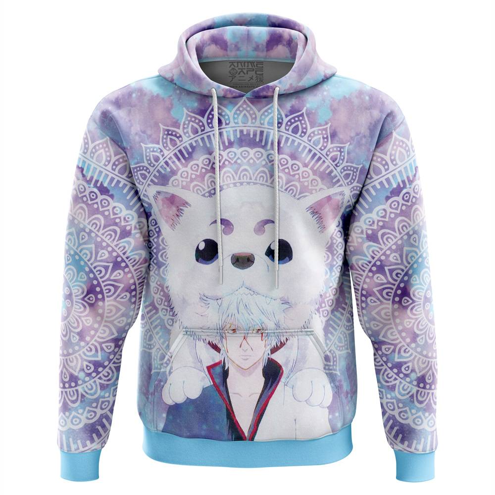 Anime Gintoki and Sadaharu Gintama Hoodie Perfect And Unique Gifts For Otaku Anime Fans On Christmas