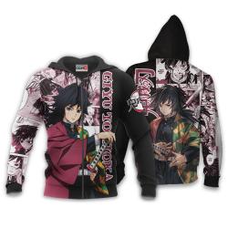 Anime Giyu Tomioka Hoodie Custom Anime Manga Style Perfect And Unique Gifts For Otaku Anime Fans On Christmas