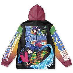 Anime Giyu Tomioka V3 Demon Slayer Streetwear Hoodie Perfect And Unique Gifts For Otaku Anime Fans On Christmas